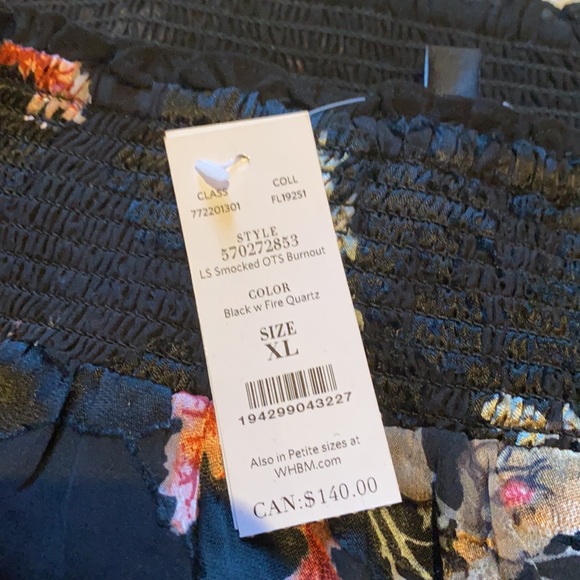 Gorgeous WHBM Off Shoulder Top - Picture 4 of 6